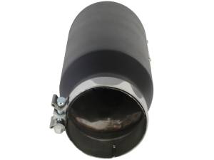 aFe Power - aFe Power MACH Force-Xp 409 Stainless Steel Clamp-on Exhaust Tip Black - Right - Exit 5 IN Inlet x 7 IN Outlet x 15 IN L - 49T50701-B15 - Image 4