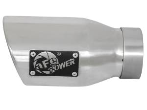 aFe Power - aFe Power MACH Force-Xp 409 Stainless Steel Clamp-on Exhaust Tip Polished 3 IN Inlet x 4-1/2 IN Outlet x 9 IN L - 49T30452-P09 - Image 2