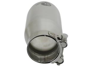 aFe Power - aFe Power MACH Force-Xp 304 Stainless Steel Clamp-on Exhaust Tip Polished 2-1/2 IN Inlet x 3-1/2 IN Outlet X 7 IN L - 49T25354-P07 - Image 4