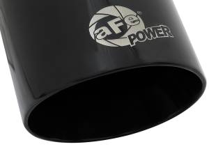 aFe Power - aFe Power MACH Force-Xp 409 Stainless Steel Clamp-on Exhaust Tip Black 2-1/2 IN Inlet x 3-1/2 IN Outlet X 7 IN L - 49T25354-B07 - Image 5