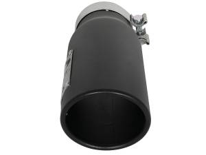 aFe Power - aFe Power MACH Force-Xp 409 Stainless Steel Clamp-on Exhaust Tip Black 3-1/2 IN Inlet x 4-1/2 IN Outlet x 12 IN L - 49T35451-B12 - Image 3