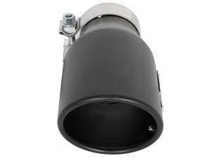 aFe Power - aFe Power MACH Force-Xp 409 Stainless Steel Clamp-on Exhaust Tip Black 3 IN Inlet x 4-1/2 IN Outlet x 9 IN L - 49T30452-B09 - Image 3