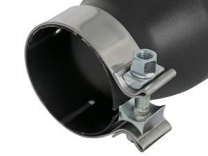 aFe Power - aFe Power MACH Force-Xp 409 Stainless Steel Clamp-on Exhaust Tip Black 3 IN Inlet x 4-1/2 IN Outlet x 9 IN L - 49T30452-B09 - Image 4