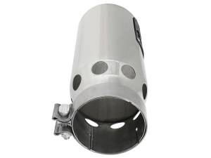 aFe Power - aFe Power SATURN 4S 304 Stainless Steel Intercooled Clamp-on Exhaust Tip Polished 4 IN Inlet x 5 IN Outlet x 12 IN L - 49T40501-P122 - Image 4