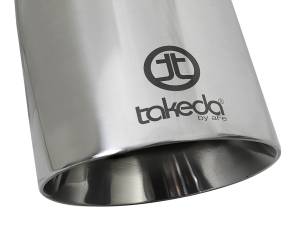 aFe Power - aFe Power Takeda 304 Stainless Steel Clamp-on Exhaust Tip Polished 2-1/2 IN Inlet x 4-1/2 IN Outlet x 9 IN L - 49T25454-P09 - Image 5