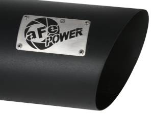 aFe Power - aFe Power MACH Force-Xp 409 Stainless Steel Clamp-on Exhaust Tip Black 4 IN Inlet x 7 IN Outlet x 18 IN L - 49T40701-B18 - Image 8
