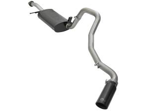 aFe Power - aFe Power MACH Force-Xp 304 Stainless Steel Cat-Back Exhaust System w/ Black Tip Nissan Patrol (Y61) 01-19 L6-4.8L - 49-36121-B - Image 1