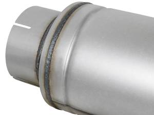 aFe Power - aFe Power ATLAS Aluminized Steel Muffler 5 IN ID Center/Center x 7 IN Dia. x 24 IN L - Round Body - 49M00023 - Image 4