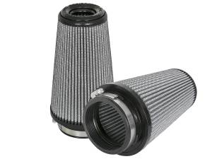 aFe Power - aFe Power Magnum FORCE Intake Replacement Air Filter w/ Pro DRY S Media (Pair) 3-1/2 IN F x 5 IN B x 3-1/2 IN T (Inverted) x 8 IN H - 21-91117-MA - Image 1