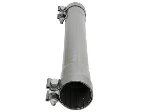 aFe Power - aFe Power MACH Force-Xp 2-1/2 IN 409 Stainless Steel Muffler Delete Pipe 2-1/2 IN ID Inlet/Outlet x 14 IN Body x 20 IN Overall Length - 49M00035 - Image 3