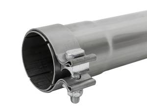 aFe Power - aFe Power MACH Force-Xp 2-1/2 IN 409 Stainless Steel Muffler Delete Pipe 2-1/2 IN ID Inlet/Outlet x 14 IN Body x 20 IN Overall Length - 49M00035 - Image 4