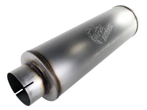 aFe Power MACH Force-Xp 409 Stainless Steel Muffler 5in ID Inlet & Outlet, 30in Length, 8in Diameter - 49-91012