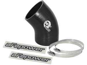 aFe Power Magnum FORCE Cold Air Intake System Spare Parts Kit (3 IN ID x 6 IN L x 45-Deg.) Elbow Coupler - Black - 59-00055
