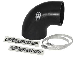 aFe Power Magnum FORCE Cold Air Intake System Spare Parts Kit (4 IN ID to 3-1/2 IN ID x 90 Deg.) Elbow Reducing Coupler - Black - 59-00065