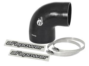 aFe Power Magnum FORCE Cold Air Intake System Spare Parts Kit (4 IN ID to 3-3/8 IN ID x 90 Deg.) Elbow Reducing Coupler - Black - 59-00073