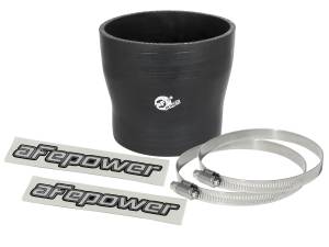 aFe Power Magnum FORCE Cold Air Intake System Spare Parts Kit (4 IN ID to 3-1/2 IN ID x 3-1/2 IN L) Straight Reducing Coupler - Black - 59-00083