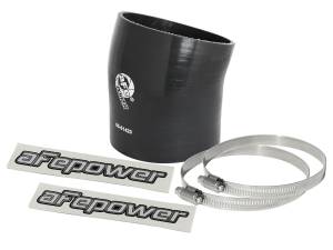 aFe Power Magnum FORCE Cold Air Intake System Spare Parts Kit (4-1/4 IN ID to 3-7/8 IN ID x 17 Deg.) Elbow Reducing Coupler - Black - 59-00082