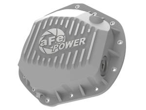 aFe Power Street Series Rear Differential Cover Raw w/ Machined Fins  GM Diesel Trucks 01-19 V8-6.6L (td) LB7/LLY/LBZ/LMM/LML/L5P - 46-71060A