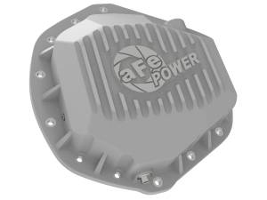 aFe Power - aFe Power Street Series Rear Differential Cover Raw w/ Machined Fins  GM Diesel Trucks 01-19 V8-6.6L (td) LB7/LLY/LBZ/LMM/LML/L5P - 46-71060A - Image 2