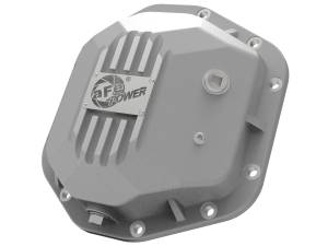 aFe Power - aFe Power Street Series Dana 44 Rear Differential Cover Raw w/ Machined Fins  Jeep Wrangler (TJ/JK) 97-18 - 46-71110A - Image 1