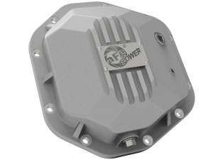 aFe Power - aFe Power Street Series Dana 44 Rear Differential Cover Raw w/ Machined Fins  Jeep Wrangler (TJ/JK) 97-18 - 46-71110A - Image 2