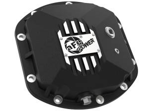aFe Power - aFe Power Pro Series Dana 30 Front Differential Cover Black w/ Machined Fins Jeep Wrangler (TJ/JK) 97-18 - 46-71130B - Image 2