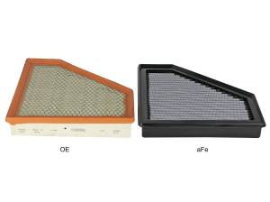 aFe Power - aFe Power Magnum FLOW OE Replacement Air Filter w/ Pro DRY S Media Cadillac CTS-V 16-19 V8-6.2L (sc) - 31-10283 - Image 3
