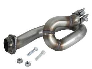 Exhaust - Pipes - aFe Power - aFe Power Twisted Steel Loop Relocation Pipe Jeep Wrangler (JL) 18-23/ Gladiator (JT) 20-23 V6-3.6L - 48-48027
