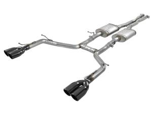 aFe Power - aFe Power MACH Force-Xp 2-1/2 IN 304 Stainless Steel Cat-Back Exhaust System w/ Black Tips Dodge Challenger 15-23 V6-3.6L - 49-32067-B - Image 1