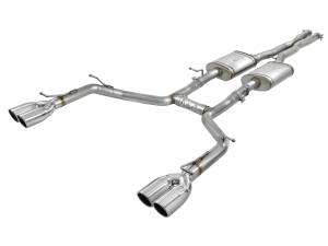 aFe Power - aFe Power MACH Force-Xp 2-1/2 IN 304 Stainless Steel Cat-Back Exhaust w/ Polished Tips Dodge Challenger 15-23 V6-3.6L - 49-32067-P - Image 1