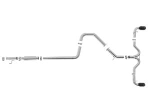 aFe Power - aFe Power Takeda 3 IN to 2-1/2 IN 304 Stainless Steel Cat-Back Exhaust System w/ Black Tip Hyundai Elantra GT 18-20 L4-1.6L (t) - 49-37003-1B - Image 5