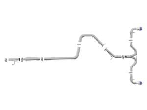 aFe Power - aFe Power Takeda 3 IN to 2-1/2 IN 304 Stainless Steel Cat-Back Exhaust w/ Blue Flame Tip Hyundai Elantra GT 18-20 L4-1.6L (t) - 49-37003-1L - Image 5