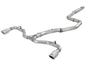 aFe Power Takeda 3 IN to 2-1/2 IN 304 Stainless Steel Cat-Back Exhaust w/ Polished Tip Hyundai Elantra GT 18-20 L4-1.6L (t) - 49-37003-1P