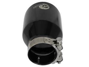 aFe Power - aFe Power MACH Force-Xp 409 Stainless Steel Clamp-on Exhaust Tip Black 2-1/2 IN Inlet x 4 IN Outlet x 6 IN L - 49T25404-B06 - Image 4