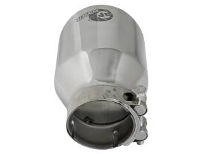 aFe Power - aFe Power MACH Force-Xp 304 Stainless Steel Clamp-on Exhaust Tip Polished 2-1/2 IN Inlet x 4 IN Outlet x 6 IN L - 49T25404-P06 - Image 4