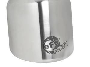 aFe Power - aFe Power MACH Force-Xp 304 Stainless Steel Clamp-on Exhaust Tip Polished 2-1/2 IN Inlet x 4 IN Outlet x 6 IN L - 49T25404-P06 - Image 5