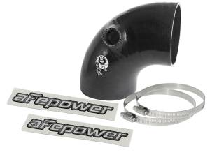 aFe Power Magnum FORCE Cold Air Intake System Spare Parts Kit (3-3/4 IN ID x 90 Deg.) Elbow Coupler - Black - 59-00111