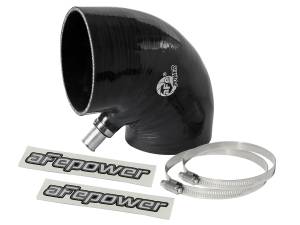 aFe Power Magnum FORCE Cold Air Intake System Spare Parts Kit (4 IN ID to 4-1/4 IN ID x 90 Deg.) Elbow Reducing Coupler - Black - 59-00113