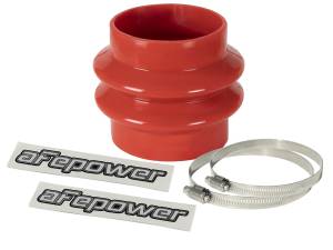 aFe Power Magnum FORCE Cold Air Intake System Spare Parts Kit (3-1/8 IN ID to 3 IN x 3-1/2 IN L) Straight Reducing Bellow-Coupler - Red - 59-00118