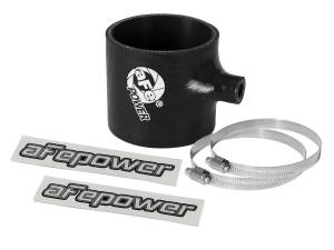 aFe Power Magnum FORCE Cold Air Intake System Spare Parts Kit (2-1/2 IN ID x 2-1/2 IN L) Straight Coupler w/ Port - Black - 59-00119