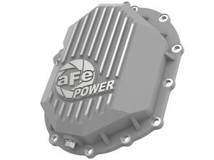 aFe Power Street Series Front Differential Cover Raw w/ Machined Fins  GM 2500/3500 11-20 V8-6.0L/6.6L (AAM 9.25) - 46-71050A