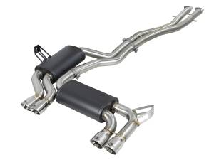 aFe Power MACH Force-XP 2-1/2 IN 304 Stainless Steel Cat-Back Exhaust w/ Polished Tips BMW M3 (E46) 01-06 L6-3.2L S54 - 49-36344-P
