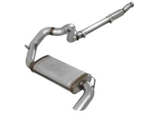 aFe Power MACH Force-Xp 3 IN 409 Stainless Steel Cat-Back Hi-Tuck Exhaust System Jeep Wrangler (JL) 18-23 L4-2.0L (t) - 49-48079