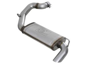aFe Power - aFe Power MACH Force-Xp 3 IN 409 Stainless Steel Axle-Back Hi-Tuck Exhaust System Jeep Wrangler (JL) 18-23 L4-2.0L (t)/V6-3.6L - 49-48080 - Image 1