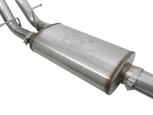 aFe Power - aFe Power Vulcan Series 4 IN to 3 IN 304 Stainless Cat-Back Exhaust System w/ Black Tip GM Silverado/Sierra 1500 19-23 V8-6.2L - 49-34102-B - Image 3