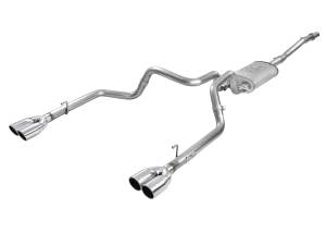 aFe Power Vulcan Series 3 IN 304 Stainless Steel Cat-Back Exhaust System w/ Polished Tip GM Silverado/Sierra 1500 19-23 V6-4.3L/V8-5.3L - 49-34104-P