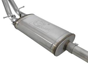 aFe Power - aFe Power Vulcan Series 3 IN 304 Stainless Steel Cat-Back Exhaust System w/ Polished Tip GM Silverado/Sierra 1500 19-23 V6-4.3L/V8-5.3L - 49-34104-P - Image 3