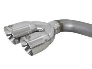 aFe Power - aFe Power Vulcan Series 3 IN 304 Stainless Steel Cat-Back Exhaust System w/ Polished Tip GM Silverado/Sierra 1500 19-23 V6-4.3L/V8-5.3L - 49-34106-P - Image 2