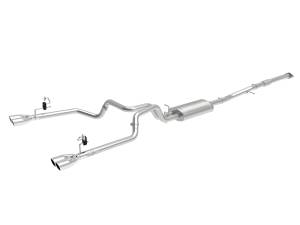aFe Power - aFe Power Vulcan Series 304 Stainless Cat-Back Exhaust System w/ Rear Exit Polished Tip GM Silverado/Sierra 1500 19-23 L4-2.7L (t) - 49-34110-P - Image 1
