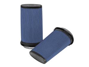 aFe Power - aFe Power Momentum Intake Replacement Air Filter w/ Pro 5R Media (Pair) (5x2-1/4) IN F (6-1/4x3-3/4) IN B (5-1/4x2-1/4) IN T x 11 IN H - 24-90109-MA - Image 1
